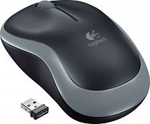 Беспроводная мышь Logitech M185, optical 1000dpi, 3btn, SWIFT GREY, USB [910-002235]