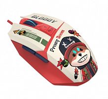 Мышь игровая A4Tech Bloody W63Max Рrоху Boom SAVAGE 12000dpi, RGB, USB,7 кнопок, красный, сенсор BC3332-A