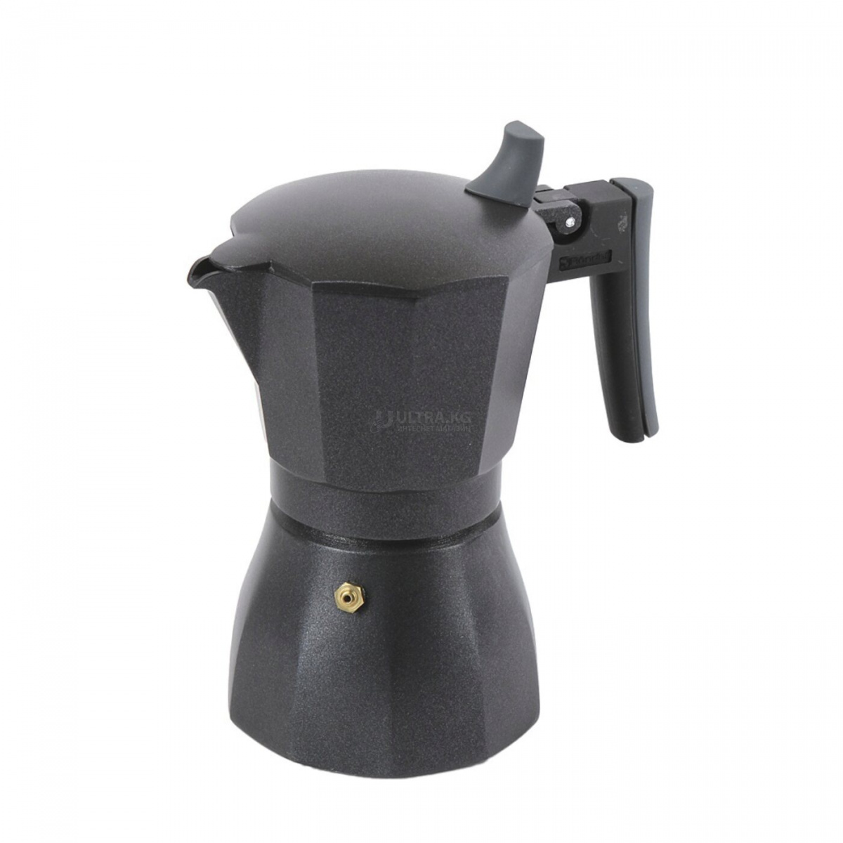 Гейзерная кофеварка Rondell RDS-499 Объем 0,35 литра, Материал алюминий, Цвет серый.