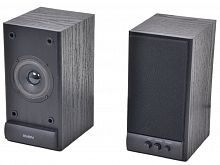 Speaker Systems SVEN SPS-609 черный RMS 10Вт(2x5), miniJack 3.5mm, Питание от сети(~220В)
