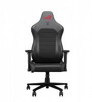 Игровое кресло Gaming Chair ASUS SL201 ROG AETHON/BK BLACK 2D Armrest 60mm wheels PVC Leather