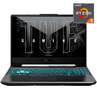 Ноутбук Asus TUF Gaming A15 FA506NC AMD Ryzen 5 7535HS(up to 4,6GHz) 64GB DDR5, 2TB SSD NVMe, 15.6" FHD WVA 144Hz, RTX 3050 4GB, Type-C, LAN, HDMI, WF, BT, клав. с подсв. ENG-RUS, черный
