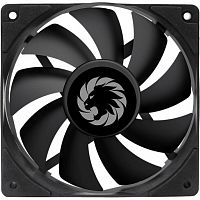 Кулер для корпуса Gamemax, GMX 12 CBB, 14050101172,  120мм,1200±10% об.мин, 3+4pin, Подсветка RGB, Габариты 120х120х22мм, Чёрный