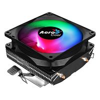 Кулер для процессора Aerocool Air Frost 2 FRGB 3P Intel 1700/115X/775/1200/AM4/AM3+/AM3/AM2+/AM2/FM2/FM1, 110W, 90мм, 1800 об/мин, 25.7дБA, 3pin, Габариты 90 x 90 x 25 мм, Чёрный