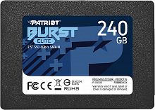 Твердотельный накопитель SSD 240GB Patriot Burst Elite 2.5" SATA III TCL 3D, Read/Write up 320/450MB/s, 40000 IOPS [PBE240GS25SSDR]