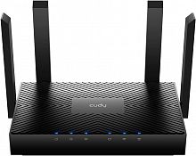 Роутер Wi-Fi CUDY WR3600E BE3600 Gigabit Dual Band Wi-Fi 7 Router, 802.11be/ax/ac/a/b/g/n, 2882Mbps at 5GHz + 688Mbps at 2.4GHz, 4 x 10/100/1000Mbps Ports, 4 x 5dBi fixed antennas, PPTP/L2TP/OpenVPN/WireGuard, MLO, MU-MIMO, Guest network, WPS, DDNS, IPv6,