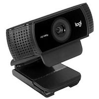 Вебкамера Logitech HD Pro Webcam C922 Pro Full HD, 1080p/30 fps - 720p/ 60 fps CMOS, 78°, Autofocus, mic, USB 2.0, Black 1.5 m
