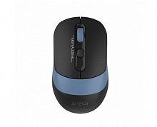 Мышь беспроводная A4tech Fstyler FB10CS Ash Blue, BT+2,4G USB, 1200-1600-2000 DPI, заряд USB-C, Ash Blue