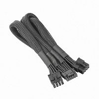 Кабель для видеокарты Sleeved PCIe Gen 5 Splitter Cables (Dual 8Pin to 12+4Pin)/600mm[AC-063-CN1NAN-A1]