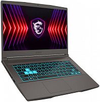 Ноутбук MSI Thin 15 B13UC-1000US Intel Core i5-13420H(up to 4.60GHz), 16GB DDR4, 512GB SSD NVMe, NVIDIA GTX 3050, 15.6" FHD IPS 144Hz, WF, LAN, Win 11H, клав. с подсв. ENG-RUS, черный[THIN15131000]