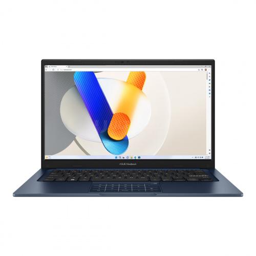Ноутбук ASUS Vivobook 14 X1404VA Intel Core i7-1355U (up to 5.00GHz), 12GB DDR4, 512GB SSD m2 NVMe, 14" FHD IPS, Intel Iris graphics, Type-C, HDMI, WF, BT, DOS, ENG-RUS, темно синий