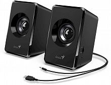 Звуковая система Genius SP-U125 , Black , 3W , USB питание, 16Hz-20KHz, 1,2 м, 3.5мм