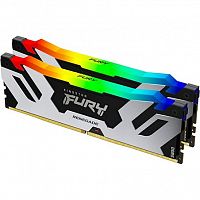 Оперативная память DDR5 32GB (2x16GB) PC-51200 (6400MHz) Kingston FURY Renegade RGB [KF564C32RSAK2-32]