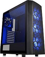 Корпус Thermaltake Versa J24 TG RGB CA-1L7-00M1WN-01 ATX/Micro ATX/Mini ITX, USB1*3.0, USB2*2.0, HD-Audio, Куллер 1*120мм, Высота CPU куллера до 160мм, VGA до 320мм, 462x206x414мм, Без Б/П, Черный без кулеров