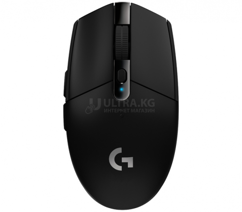 Беспроводная мышь Logitech G305 LIGHTSPEED, игровая, оптическая 12000dpi, светодиодная, USB, 6 кнопок, 2.4 GHz, черная [910-005283]