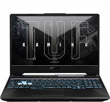 Ноутбук ASUS TUF A15 FA506NCR-WH71 AMD Ryzen 7 7435HS (up to 4.50Ghz) 32GB DDR5, 1TB SSD NVMe, 15.6" FHD WVA 144Hz, nVidia RTX3050 4GB, Type-C, LAN, WF, BT, WIN11H, клав. с подсв. ENG-RUS, черный