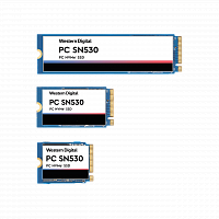 Твердотельный накопитель SSD 256GB Western Digital PC SN530 M.2 2242 NVMe Read/Write up 2400/1750 MB/s, 315000IOPS (без упаковки)