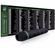 Коврик для мыши XL с клавишами быстрого доступа Excel - с нескользящими обшитыми краями 80 х 30 см Коврик для мыши XL с клавишами быстрого доступа Excel - с нескользящими обшитыми краями 80 х 30 см