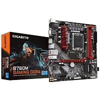 Матплата Gigabyte B760M GAMING DDR4, LGA1700, Intel B760, 2xDDR4 PC42600, 1xPCI-E 3.0x16, 1xPCI-E 3.0x1, Sound8Ch, GLAN, 4SATA+2M.2, RAID, mATX, 6USB3.2+6USB2.0, VGA, HDMI, DP